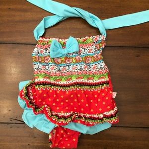 Girls size 2T EUC one piece swimsuit